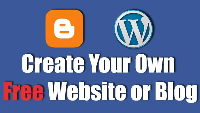 Create a Website or Blog for Free