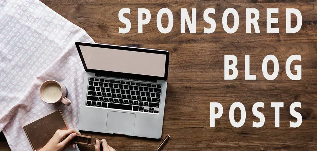 What should I know about sponsored blog articles