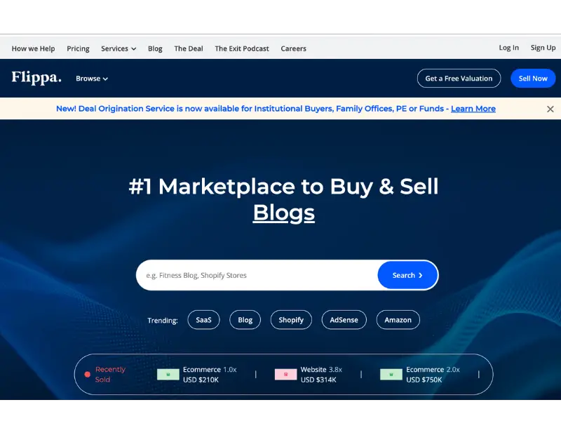 Flippa Buy and Sell Online Businesses, Websites, Apps