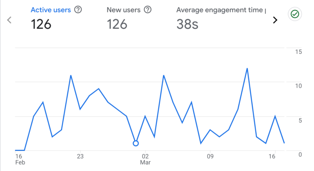 Early Website Traffic Increase