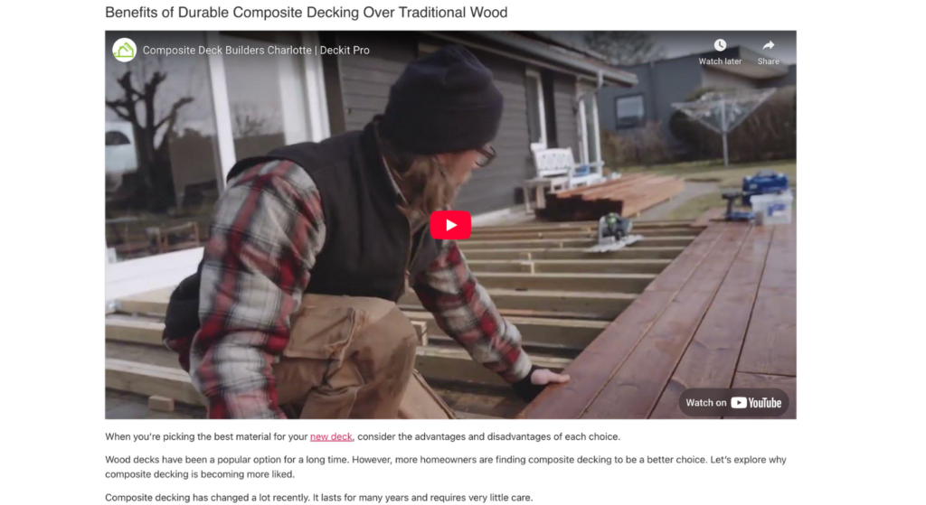 Integrating YouTube Videos into Blog Content