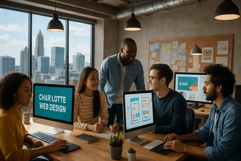 Modern web design agency in Charlotte office